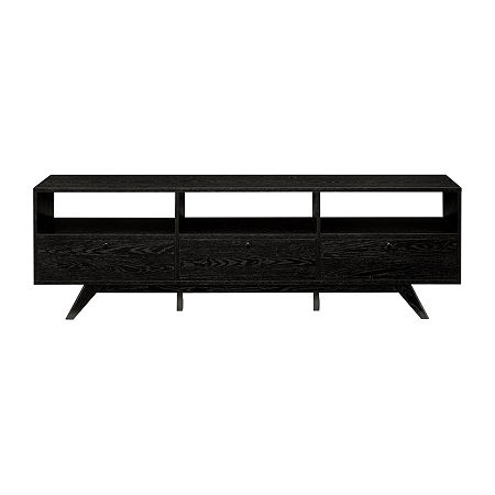 MCM Tv Stand With Closed Storage, One Size, Black