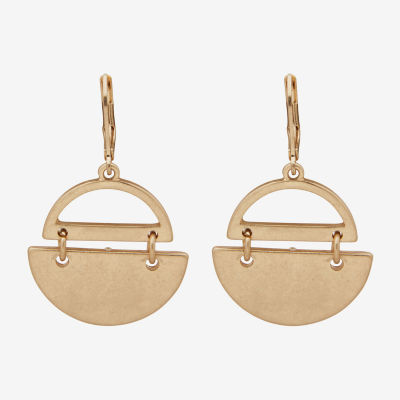 a.n.a Gold Tone Drop Earrings