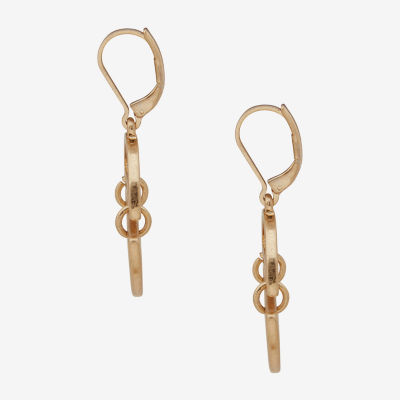a.n.a Gold Tone Drop Earrings