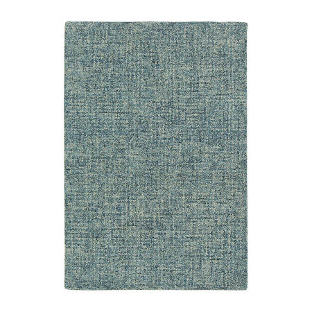 Liora Manne Savannah Fantasy Solid Hand Tufted Rectangular Area Rug, One Size, Blue