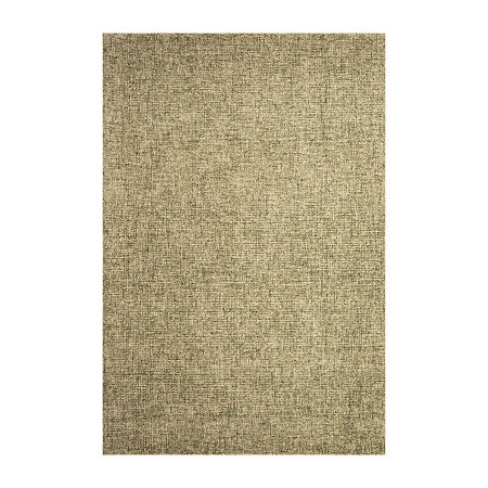 Liora Manne Savannah Fantasy Solid Hand Tufted Rectangular Area Rug, One Size, Green