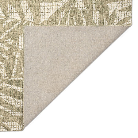 Liora Manne Savannah Floral Hand Tufted Rectangular Area Rug, One Size, Green