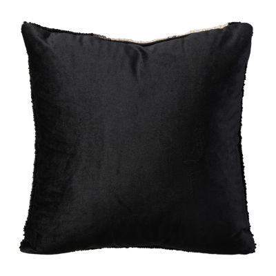 Glitzhome 14"H Hooked Ghost Throw Pillow