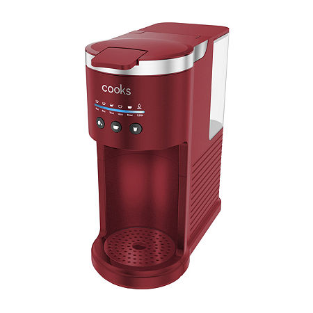 Cooks Single-Serve Coffee Maker, One Size, Red