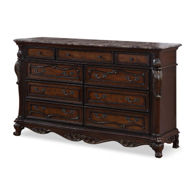 Oronza 9-Drawer Dresser, Color: Cherry - JCPenney