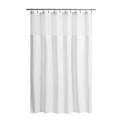 Awesome Home™ Polyester Waffle Snap In Liner Shower Curtain Set