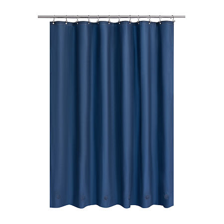 Awesome Home Premium Peva Shower Curtain Liner In Blue