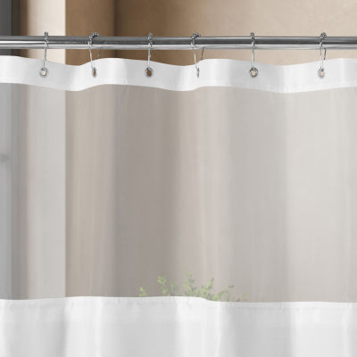 Awesome Home™ Waterproof  Poly  Snap In Liner Shower Curtain Set