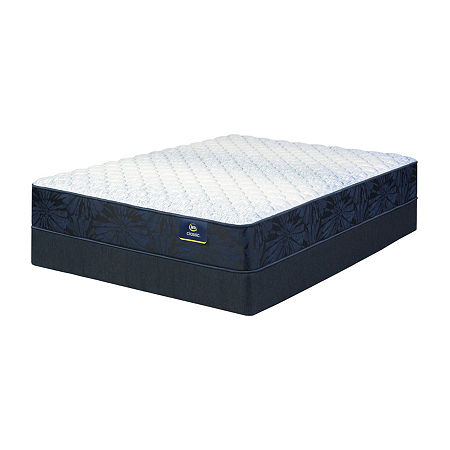 Serta Classic Pixie 11.5 Medium Tight Top - Mattress + Box Spring, Full, White