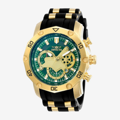 Invicta Pro Diver Mens Gold Tone Stainless Steel Bracelet Watch 23425