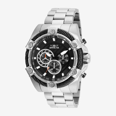 Invicta Bolt Mens Silver Tone Stainless Steel Bracelet Watch 25512