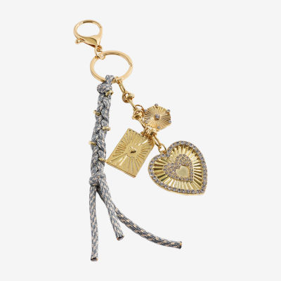 Bijoux Bar Gold Tone Heart Bag Charm