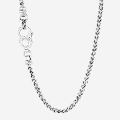 Mens Stainless Steel 24 Inch Curb Chain Necklace