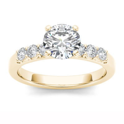 CT.T.W. Natural Round Diamond 14K Gold Engagement Ring