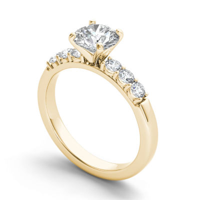 CT.T.W. Natural Round Diamond 14K Gold Engagement Ring