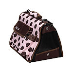 The Pet Life Airline Approved Folding Zippered Casual Pet Carrier