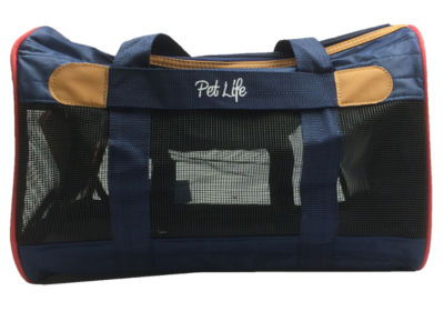 The Pet Life Airline Approved AeroZoom Lightweight Wire Framed Collapsible Pet Carrier, Color