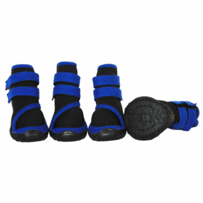 The Pet Life Performance-Coned Premium Stretch Supportive Pet Shoes - Set Of 4