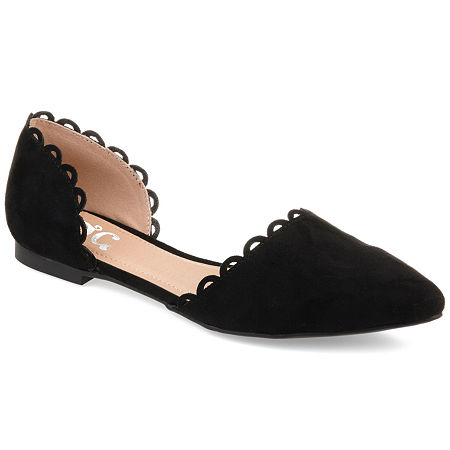  Womens > shoes > Ballet Flats-Journee Collection Womens Jezlin Slip-on Pointed Toe Ballet Flats