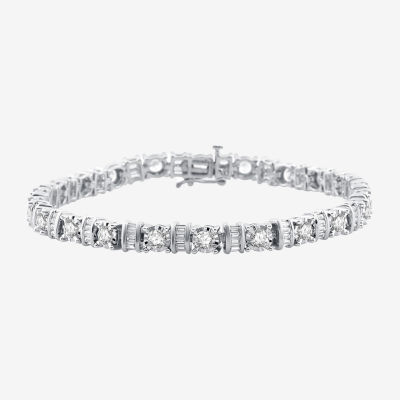 5 CT. T.W. White Diamond 10K Gold Tennis Bracelet