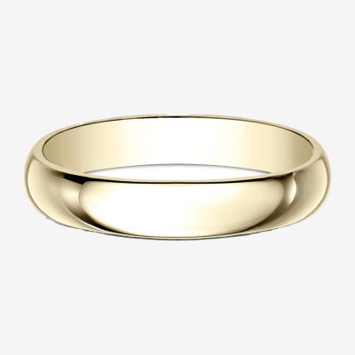 4mm 10k gold on sale wedding band