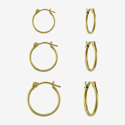 14K Gold Earring Set