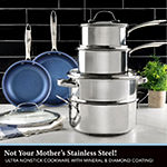 Granite Stone Stainless Steel Blue 10’’ Fry Pan