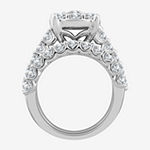 Womens 4 CT. T.W. White Diamond 10K White Gold Round Side Stone Bridal Set