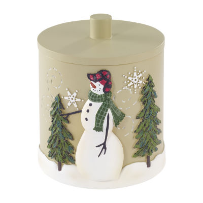 Avanti Snowmen Gathering Bathroom Canister