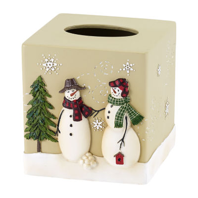 Avanti Snowmen Gathering Tissue Box Covers