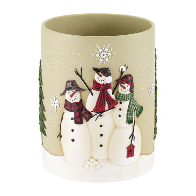 Avanti Snowman Gathering Trash Can