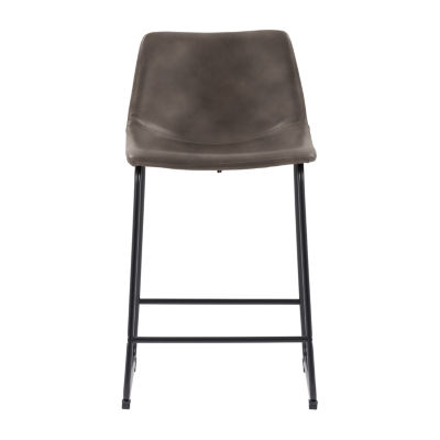 Corliving Palmer 2-pc. Counter Height Upholstered Bar Stool