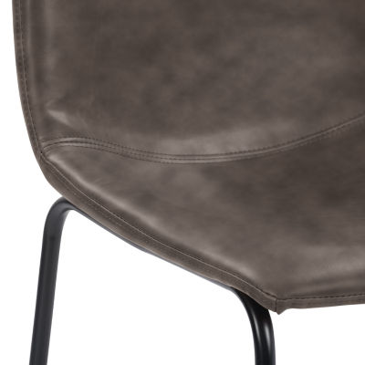 Corliving Palmer 2-pc. Counter Height Upholstered Bar Stool