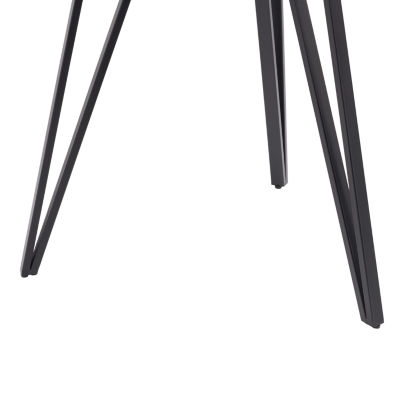 Corliving Lennox Round Wood-Top Dining Table