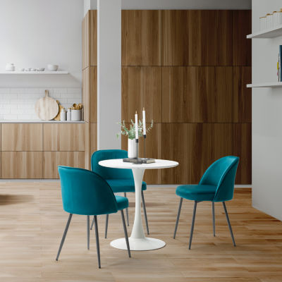 Ayla 2-pc. Upholstered Velvet Side Chair