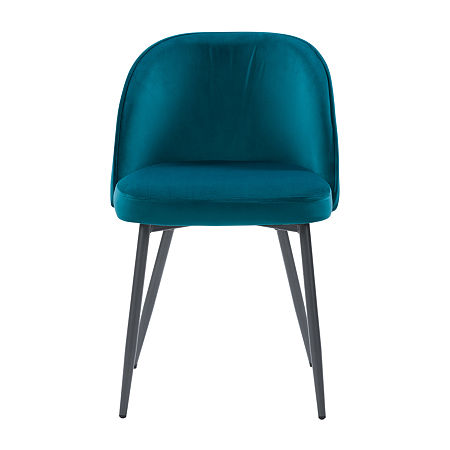 Ayla 2-pc. Upholstered Velvet Side Chair, One Size, Green