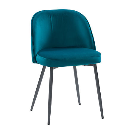 Ayla 2-pc. Upholstered Velvet Side Chair, One Size, Green