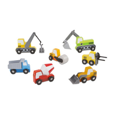 Melissa & Doug Wooden Construction Site Vehicles