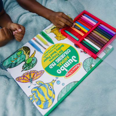 Melissa & Doug Coloring Pad Bundle - Animals Vehicles And Multi-Theme 3 ...