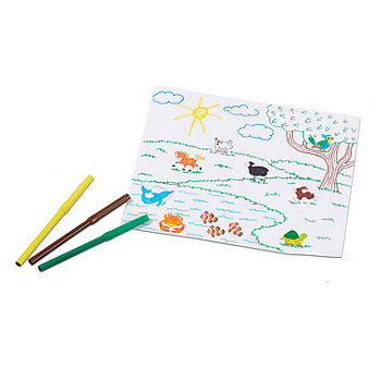 Melissa & Doug Deluxe Wooden Stamp Set - Animals, Color: Multi - JCPenney