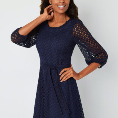 jcpenney navy dresses