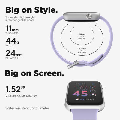 Itouch Unisex Adult Multi-Function Purple Smart Watch Ta4m01-B09