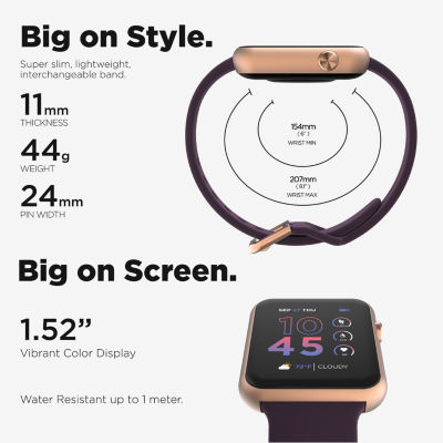 Itouch Air 4 Unisex Adult Multi-Function Purple Smart Watch Ta4m01-C08
