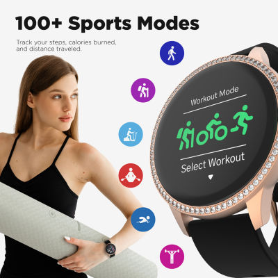 Itouch Sport 4 Unisex Adult Multi-Function Black Smart Watch Tp4e01-C02