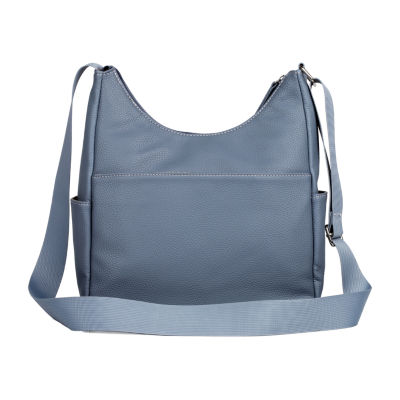 Julia Buxton Pebble Organization Hobo Adjustable Straps Womens Tote