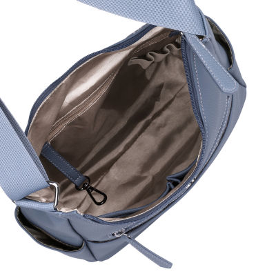 Julia Buxton Pebble Organization Hobo Adjustable Straps Womens Tote