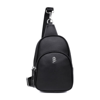 Julia Buxton Sling Vegan Leather Adjustable Straps Backpack