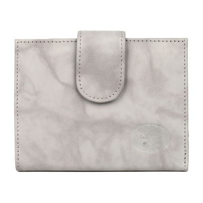 Julia Buxton Heiress Leather Double Cardex Womens Rfid Blocking Bifold Wallet