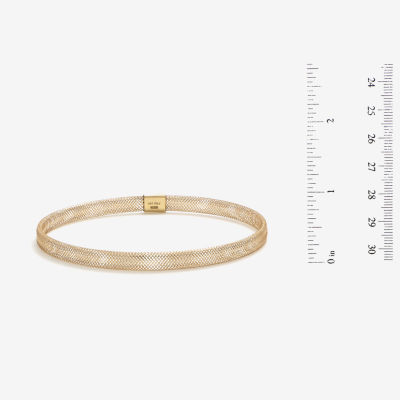 Made in Italy 10K Gold Bangle Bracelet