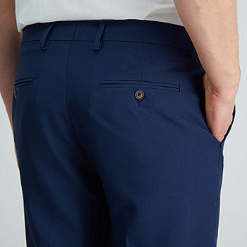 Haggar® Mens Premium Comfort Straight Fit Flat Front Dress Pant - JCPenney